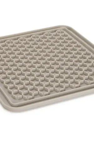 Beeztees Puppy Siliconen Likmat Diza Grijs 20x20 cm Aanbieding